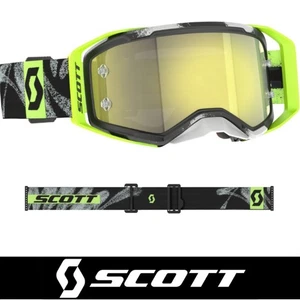 MOTOCROSS MX GOGGLES - Scott PROSPECT 2.0 Motocross Goggles YELLOW CHROME LENS - Picture 1 of 3