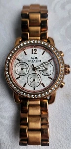 Damen Coach Quarz Chronograph Edelstahl ca.04.7.34.1135S braucht Batterie - Bild 1 von 4