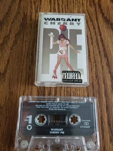 Warrant - Cherry Pie Cassette Tape 1990 Columbia Records G+/VG+ Case Has Crack - Picture 1 of 8