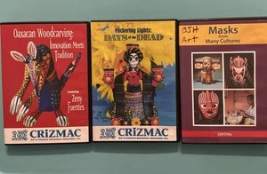 Art And Educational DVD Lot Oaxacan Woodcarving/ Day Of The Dead /Cultural Masks - Picture 1 of 3