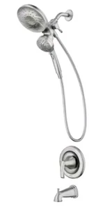 Grifo de ducha y bañera Moen Graeden 82137 Magnetix CROMO 1-mango CON VÁLVULA-NUEVO - Imagen 1 de 1