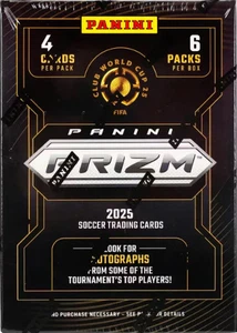 2025 Panini Prizm FIFA Club World Cup Soccer 6-Pack Blaster Box Sealed - Picture 1 of 1