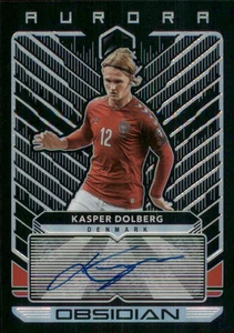 2019-20 Panini Obsidian Aurora AUTO #14 Kasper Dolberg /50 - Picture 1 of 2