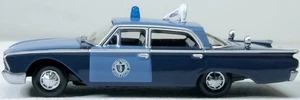 NEW RELEASE Oxford Diecast Vehicles 1/87 HO 1960 Ford Fairlane Mass State Police - Picture 1 of 6