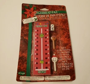Vintage Lebkuchen Rennen Strumpf Stuffer Spiel Spaß Welt Neu Versiegelt - Bild 1 von 2