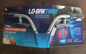 Lo-Bak Trax Dispositivo Trazione Trazione Spinale Portatile Mal di Schiena con DVD NUOVO - Foto 1 di 8