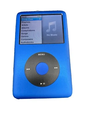 Apple iPod classic 7th Generation Blue (160 GB) - Bundle - Excellent Condition - Image 1 of 4