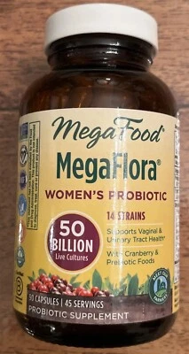 MegaFlora probiótico para mujer 90 cápsulas de MegaFood Foto 1 de 2
