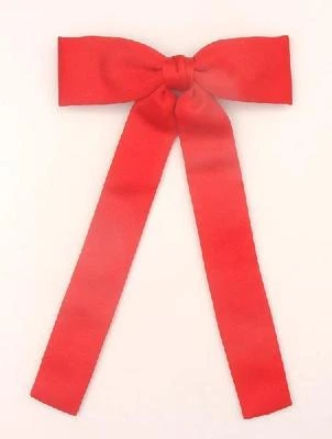 Corbata de moño Red Western Cowboy Kentucky Coronel con clip cuadrada para baile hecha en EE. UU. Foto 1 de 3