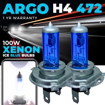 For Ford Transit MK7 100w Headlight Ice Blue Xenon 2006-2014 High Low Beam Bulbs - Image 1 of 4