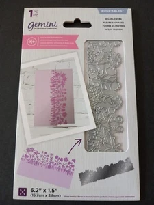⭐️ New Crafters Companion Gemini Edge'ables Wildflowers Papercraft Die (A4 - Picture 1 of 2