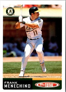 2002 Topps Total Frank Menechino #894 Oakland Athletics