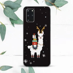 Cute Christmas Llama Xmas Animal Case For Samsung Note 20 S20 S21 S22 S23 S24 FE - Picture 1 of 1
