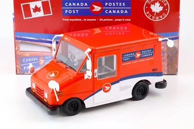 1:18 Greenlight Canada Posta Llv Postes Servizio Long-Life Delivery Van Rosso - Immagine 1 di 4