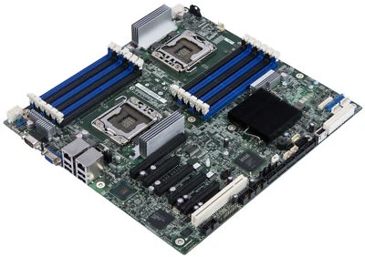 Intel S5520HC E26045-455 2x LGA1366 12x DDR3 PCIe PCI - Image 1 of 2