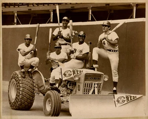 Important 1970 Cincinnati Reds BIG RED MACHINE Original Photo Rose Bench Perez + - Picture 1 of 2