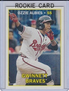Ozzie Albies ROOKIE CARD 2015 Topps Heritage GWINNETT BRAVES Atlanta Baseball RC - Bild 1 von 2