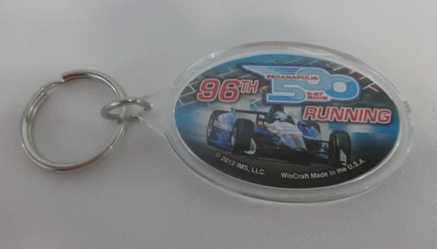 2012 Indianapolis 500 Event Collector Keychain New Dario Franchitti Corvette ZR1 Cover