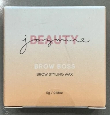 Cera para peinar Jazmine Beauty Brow Boss nueva en caja sellada 5 g/0,18 oz mini caducidad 26/10 Foto 1 de 3