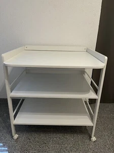 Wickelregal groß, Geuther, weiß, Holz, verschiebbar, gebraucht, guter Zustand - Bild 1 von 1