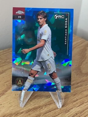 Santiago Sosa ROOKIE 2021 Topps Chrome SAPPHIRE Major League Soccer MLS #6 RC - Image 1 of 2