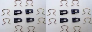 24 OLD SCHOOL DOOR CLIPS FOR CAMARO FIREBIRD TRANS AM NOVA Z28 CHEVELLE SKYLARK - Picture 1 of 1