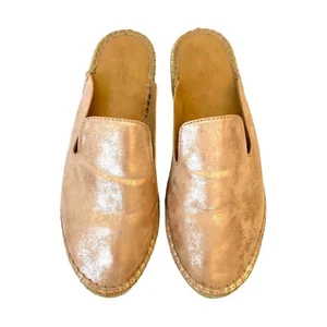 Universal Thread Clara Rose Gold Microsuede Slipper Espadrille Pantoletten/Pantoletten -8,5 - Bild 1 von 15