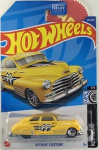 Hot Wheels 2022 Mooneyes '47 Chevy Fleetline #155 Rod Squad 1/5 gelb 1 $ LESEN - Bild 1 von 6