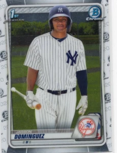 JASSON DOMINGUEZ 2020 1ST BOWMAN 1ST EDITION LOGO RC # BFE-8 - Picture 1 of 1