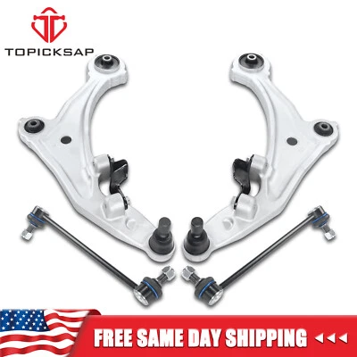 For 2009-2014 Nissan Murano Front Control Arm w/ Ball Joint + Sway Bar LH + RH - Image 1 of 4