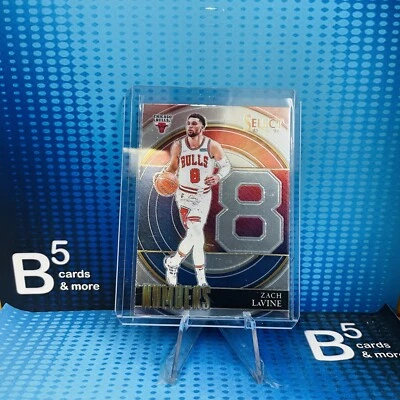 2021-22 Panini Select Zach Lavine Numbers #39 Chicago Bulls - Image 1 of 2