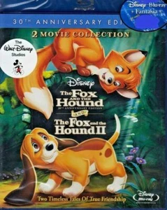 The Fox and the Hound 1 & 2 (Anniversary Ed.) Blu-ray Region A - Disney Family - Picture 1 of 2