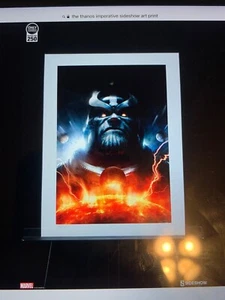 Thanos Imperative Ignition ungerahmter Kunstdruck Sideshow Sammlerstücke 130/250 - Bild 1 von 6