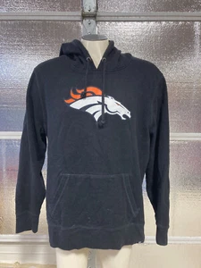 Denver Broncos Hoodie - Mens XXL - Black - Pullover Sweatshirt - '47 - Bild 1 von 6
