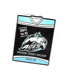 2005-2006 Alaska Aces Season Ticket Holder Large ECHL Minor League Hockey Pin - Picture 1 of 1