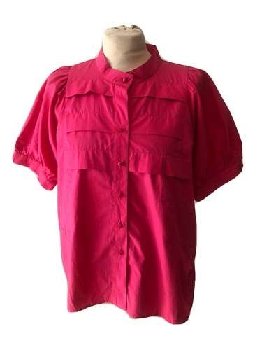 Camicia Kenzo in cotone rosa (44) di design vintage