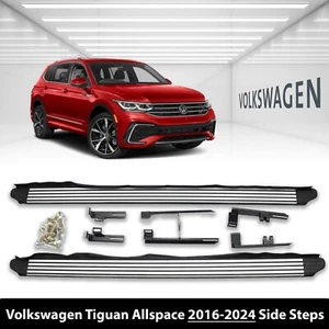 For Volkswagen Tiguan Allspace 2016-24 OEM Style Side Steps Running Boards Pair - Picture 1 of 7