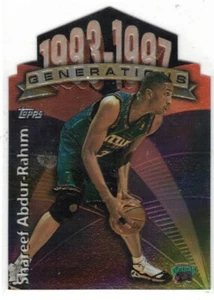 1997-98 TOPPS DIE CUT "GENERATIONS" SHAREEF ABDUR-RAHIM #G27 SWEET - Bild 1 von 1