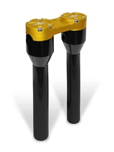 HeinzBikes 10" CLUBSTYLE STRAIGHT RISER : 1 1/4 Zoll Schwarz Gold - Bild 1 von 10