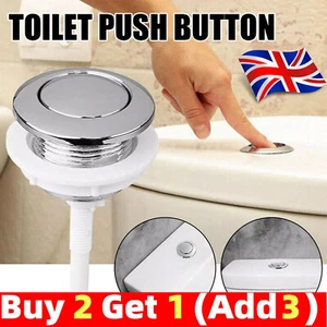 Bathroom Toilet Push Button Single Flush Button Toilet Water Tank Button - Picture 1 of 14