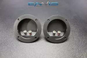 (2) STÜCK KREIS LAUTSPRECHER BUCHSE NICKEL TERMINAL CUP SCHRAUBE LAUTSPRECHER SUBWOOFER BOX TCRB - Bild 1 von 7