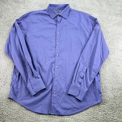 Peter Millar Shirt Mens XL Blue Purple Summer Comfort Valspar Campionship PGA - Image 1 of 4