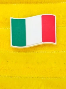 Italien Flagge Kroko Schuh Anhänger - Fan Geschenk - inspiriertes Accessoire - Bild 1 von 2