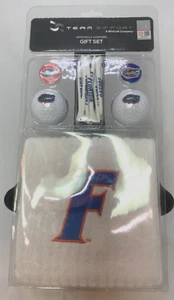 University of Florida UF Gators Golf Gift Set - 2 Balls, Towel, & Tees - Picture 1 of 4
