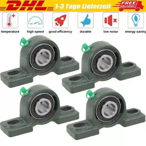 4 Stück UCP204 Lagerbock UCP 204 Stehlager 20 mm Welle Gehäuselager Satz - Bild 1 von 7