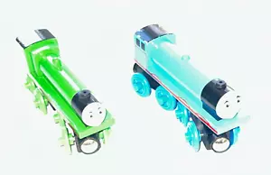 Thomas & Friends Wooden Railway Henry & Gordon No Stripe Variant Tank Engines - Picture 1 of 4