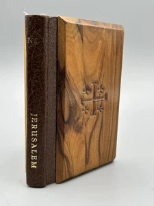 Jerusalem Pocket New Testament KJV Olive Wood Cover American Bible King James  c - Picture 1 of 7
