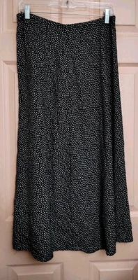 Falda Bobbie Brooks negra grande 💯% rayón Foto 1 de 4