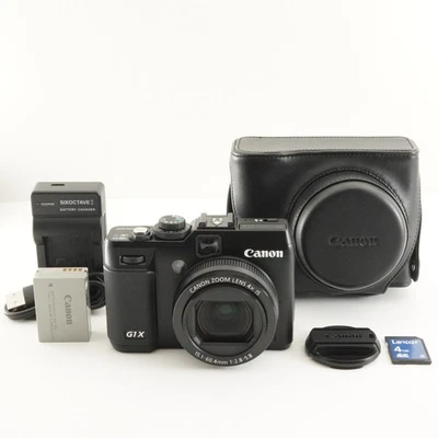 Cámara digital Canon PowerShot G1X con estuche + tarjeta SDHC de 4 GB de Japón #7314 - Imagen 1 de 4