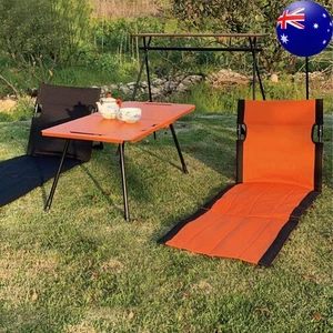 Foldable Stadium Seat with Backrest Compact Beach Lounger for Park Lawn Picnic - Picture 1 of 21